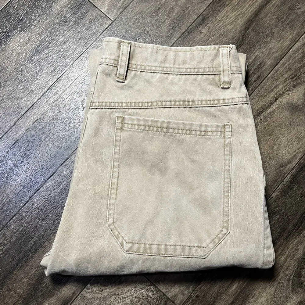 Orvis Double Knee Field Pants Mens 32x29 Beige Articulated Safari Gorpcore EUC